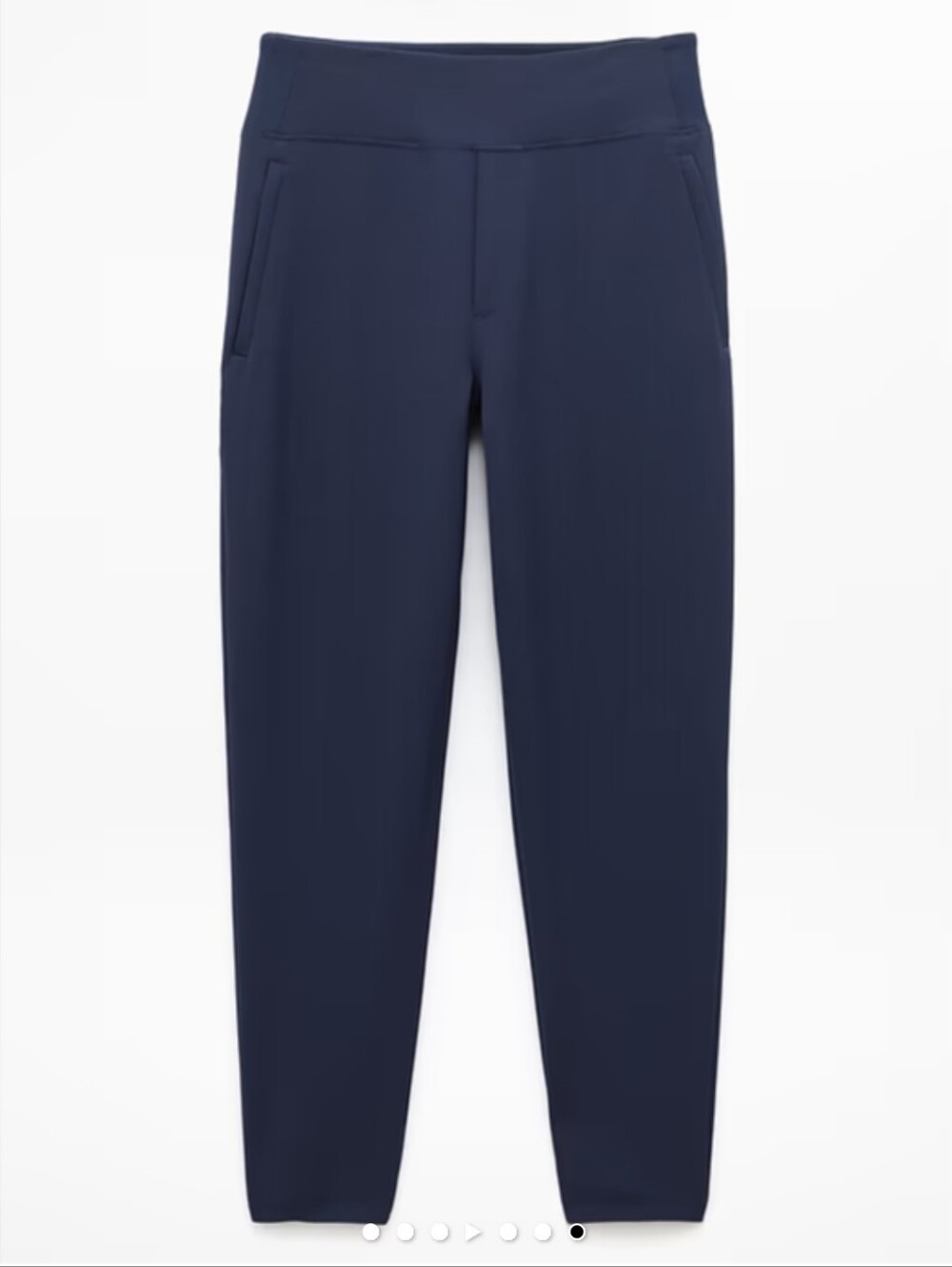 New Athleta Endless High Rise Navy Pants Strech Pull On Women's Size 22 - Picture 3 of 8